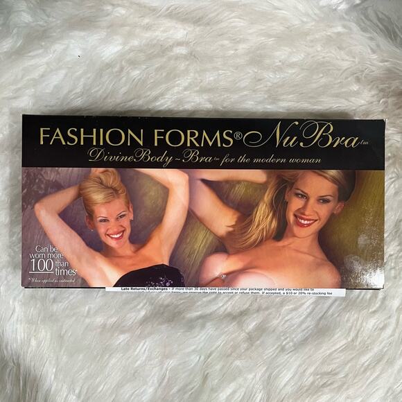 NEW Fashion Forms Nu Bra Divine Body Bra Silicone Adhesive Seamless Nude B NIP - Picture 7 of 13